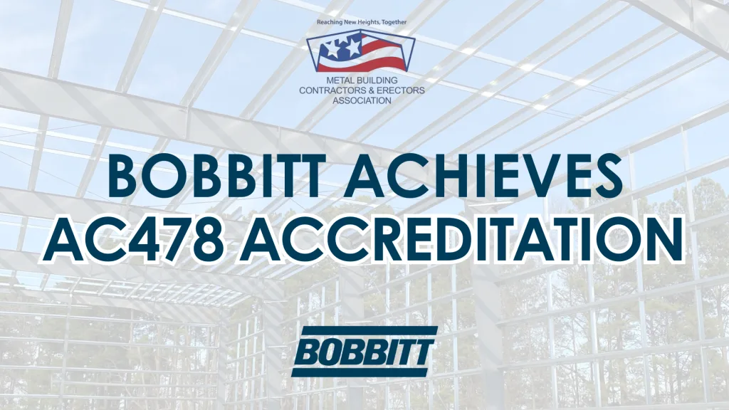 Bobbitt Construction Achieves AC478 Accreditation