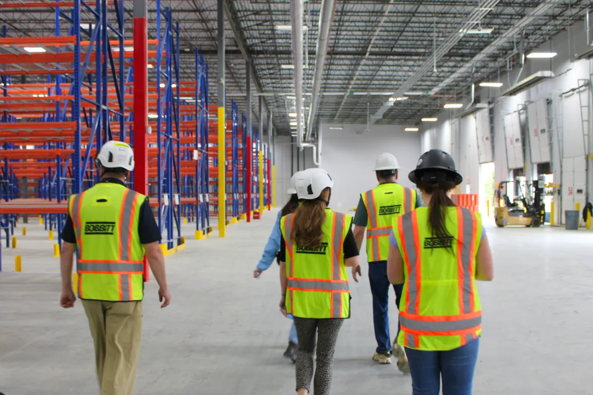 Bobbitt HOP committee walking a jobsite