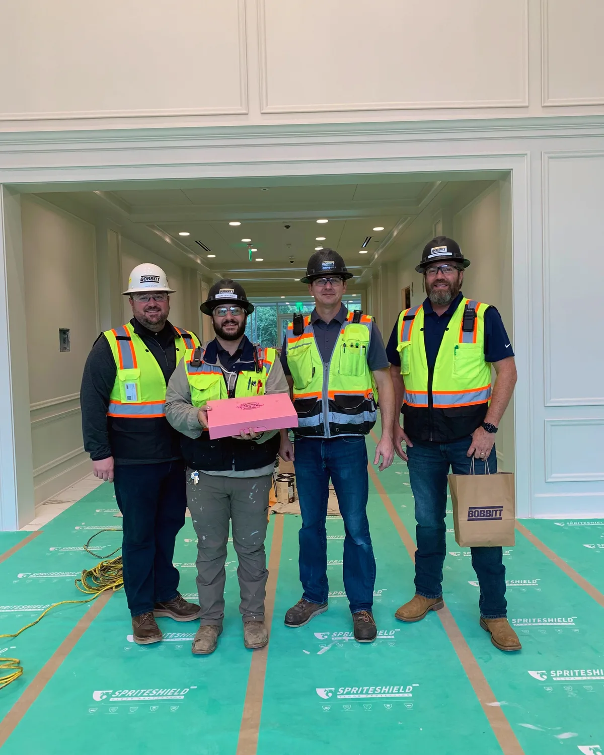 Bobbitt trade partners on a special project