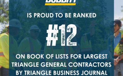 Bobbitt on Triangle Business Journal’s List of Largest General Contractors in the Triangle