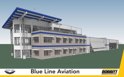 Blue Line Aviation and Bobbitt Break Ground on New State-of-the-Art Training Facility